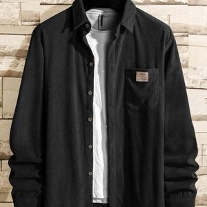 Mens Corduroy Button Up Shirt